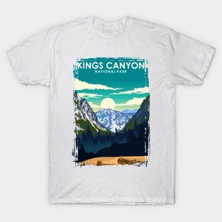 Kings Canyon National Park Travel Poster T-Shirt